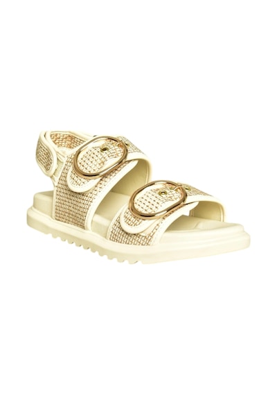 Fox Shoes U725092117 Bej Hasır Kadın Sandalet Bej