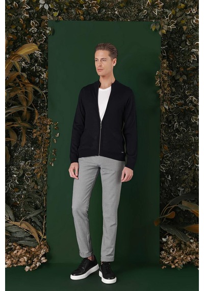 Efor Tr 860 Slim Fit Lacivert Klasik Triko Lacivert
