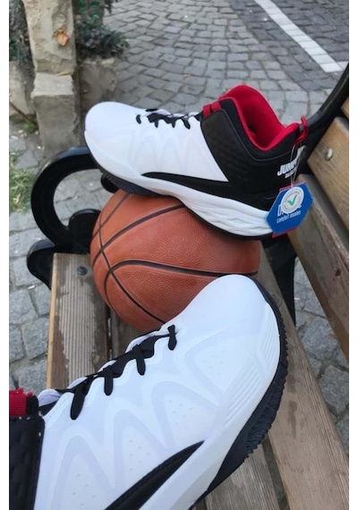 Jump 28652-byzsyh Beyaz/siyah Erkek Basketbol Ayakkabısı Çok Renkli