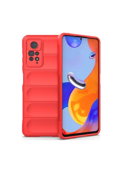 Xiaomi Redmi Note 11 Pro Uyumlu Kılıf Optimum Silikon - Kırmızı