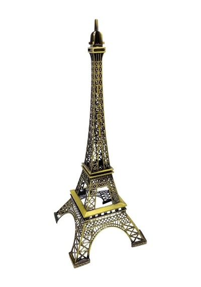 Minyatür Metal Paris Eyfel Kulesi Dekoratif Biblo 48 Cm