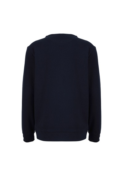 Mustang Lacivert Erkek Basic Nakışlı Sweatshirt M6wm-swt1590