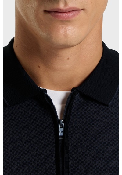 Boss Erkek Polo Yaka Kazak 50549583 404 Lacivert Lacivert