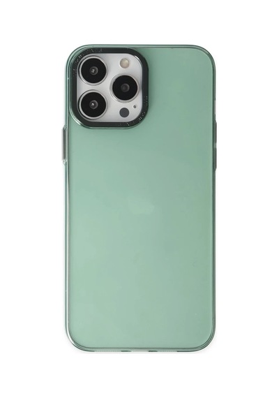 Apple iPhone Uyumlu  14 Pro Uyumlu Kılıf Anka Pc Sert Metal Kapak - Yeşil