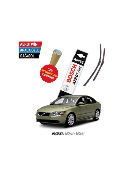 Bosch Aerotwin A088S Volvo S40 Silecek Takımı (2006-2013)