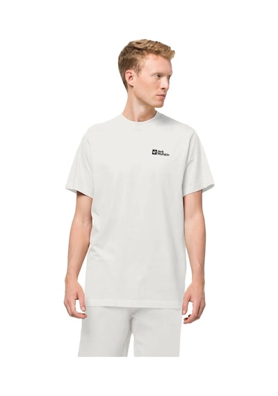 Jack Wolfskin Essentıal T M Beyaz Erkek Kısa Kol T-shirt 000000000102232928 Beyaz