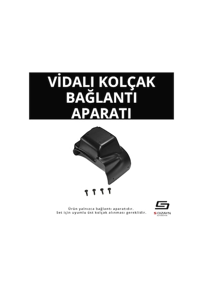 S-dizayn Nissan Juke Abs Vidalı Kol Dayama Kolçak Alt Adaptör 2010 Üzeri A+kalite