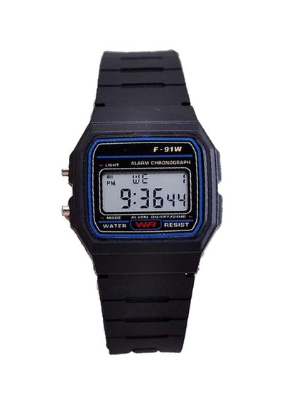Cavrel Siyah Dijital Spor Retro Unisex Vintage Retro Saat