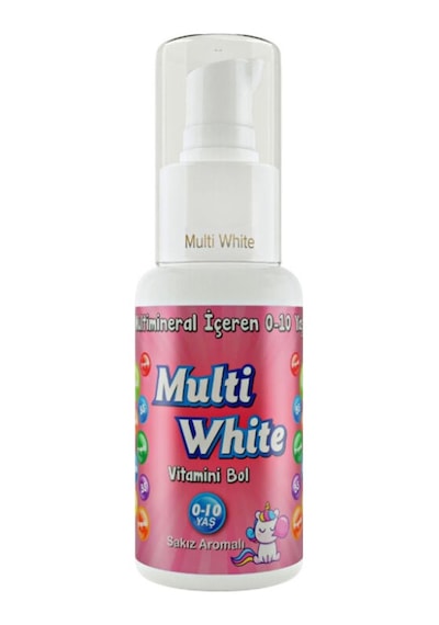 Multi White Sakız Aromalı Çocuk Diş Macunu 50 Ml