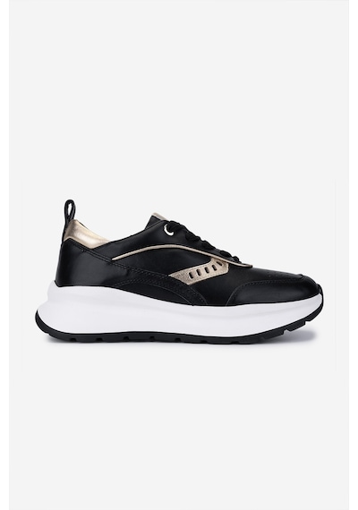 Valmenti Kadın Hakiki Deri Siyah Sneakers & Spor Ayakkabı 04 401 Bn Ayk Sk25-26 Syh/lıght Gold Siyah