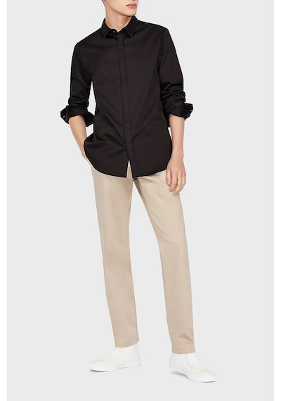 Armani Exchange Erkek Gömlek 8NZCBD ZN10Z 1200 SİYAH Siyah
