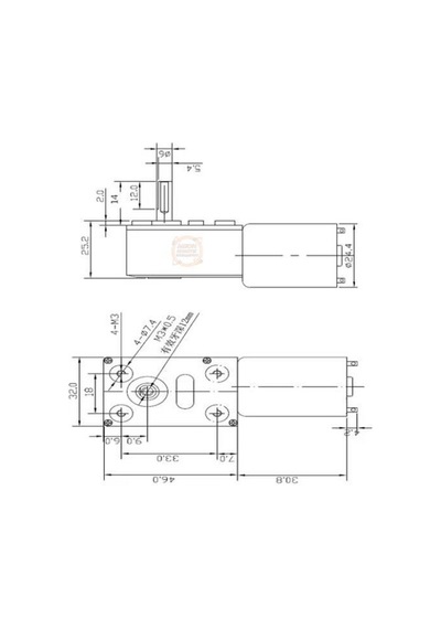 Jgy370 12v 210 Rpm Redüktörlü L Tipi Yüksek Torklu Dc Motor