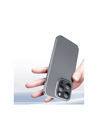 Apple Uyumlu  iPhone 15 Pro Max Kılıf Benks Ultra İnce Pc Kapak Siyah