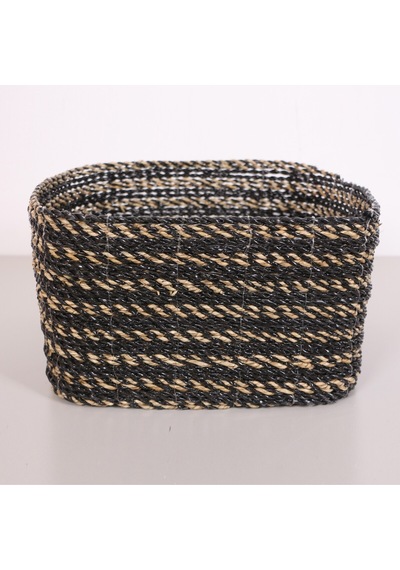 Karadeniz Muz Lif El Yapımı Yuvarlak Büyük Sepet 35x35x20 Cm