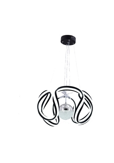 Catalina Led Sarkıt Siyah Gold,3 Renk Yanabilen Modern Avize,salon Led Avize