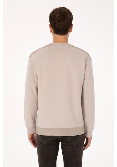 U.s. Polo Assn. Erkek Taş Sweatshirt 50316401-vr049 Tas