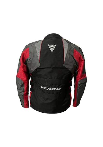 Venom Motosiklet Montu Tourex 4 Mevsim Ce Sertifikalı Long Touring Mont Kırmızı-siyah