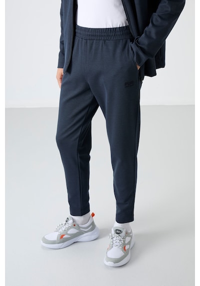 Tommy Life Carlos İndigo Standart Kalıp Erkek Eşofman Takım - 85209 İndigo