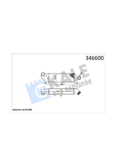 Kale 346600 Turbo Radyatörü Intercooler - Ford Transit 2002-2006 2.0 Tdci Dizel 1c159l440be - 4189069 - 4397252 - 4522847 - 1671443 - 1c159l440bb - 4126928 - 1c159l440bd - 1c159l440ba Kale 346600 Turbo Radyatörü Intercooler - Ford Transit 2002-2006 2.0 Tdci Dizel 1c159l440be - 4189069 - 4397252 - 4522847 - 1671443 - 1c159l440bb - 4126928 - 1c159l440bd - 1c159l440ba