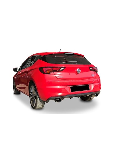 Opel Astra K Rieger Difüzör Çıkışsız PBlack 2015 - 2021