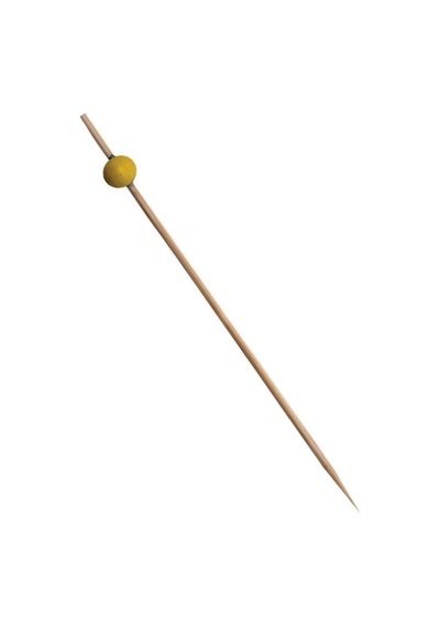 Mini Siyah Toplu Bambu Kürdan 10 Cm 100 Adet