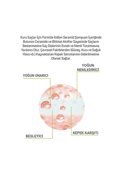 Dermobella Seramid Kuru Şaçlar İçin Bakım Şampuanı 500 ML