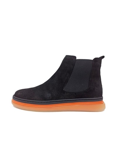 Dr. Flexer Dr.flexer 165201-925 Hakiki Süet Deri Erkek Bot Siyah