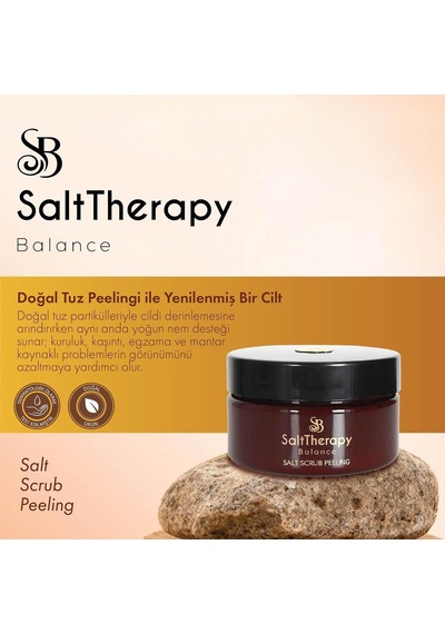 Lexroo Natural Rock Salt Body Scrub Deep Exfoliation & Skin Renewal 250ml