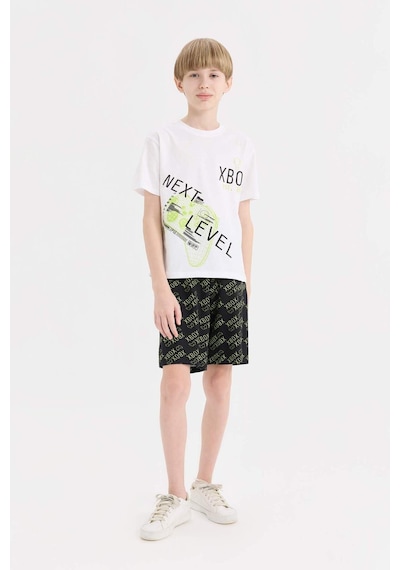 DeFacto Erkek Çocuk Xbox Pijama Takımı Kısa Kollu Üst Şort E0339A825SMWT34