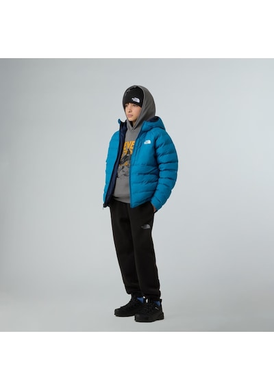 The North Face Perrıto İki Taraflı Kapşonlu Erkek Çocuk Ceketi Nf0a88twbom1 Mavi