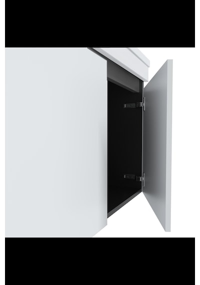 Teta Home Tokyo 65 Cm Mdf Banyo Dolabı Seti + Boy Dolabı Antrasit-beyaz Antrasit - Beyaz