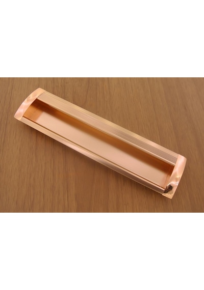 Yeni Gömme Kulp Çizgili Rose 128 Mm Rose