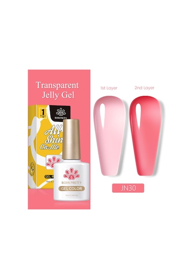Born Pretty 10ml Jelly Nude Seri Kalıcı Oje Jn30 56347
