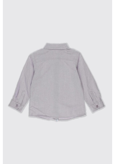 Erkek Bebek Basic Lila Oxford Gömlek 7923058