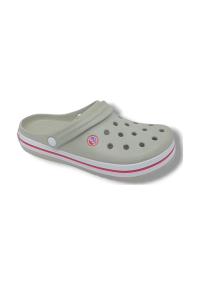 Zerhan Cflex 145 Unisex Bej Kırmızı Beyaz Sabo Terlik Sandalet Bej