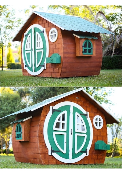 MANDU Ahşap Çocuk Oyun Evi (Playhouse) Hobbit