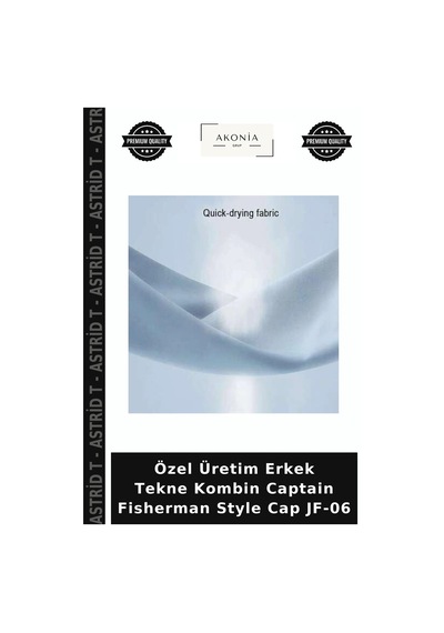 Astrid T Özel Üretim Erkek Tekne Kombin Captain Fisherman Style Cap Jf-06 Standart
