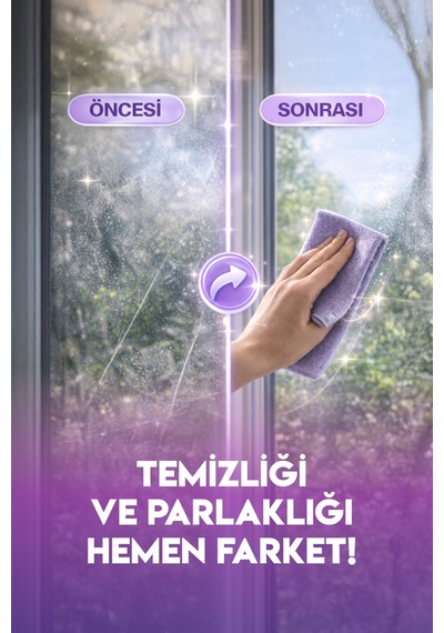 Mikrofiber Cam Bezi Son Teknolojili Kumaş Yapısı İle Yeni Nesil Kumaş 2 Adet Diğer