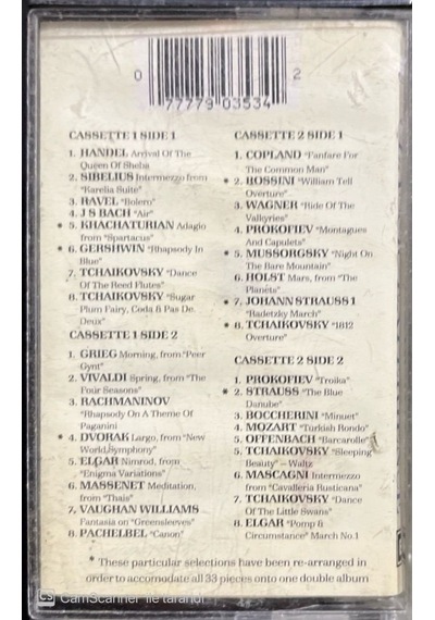 Plak Değildir Kaset Tir The Classic Exprience Double Classic Ka