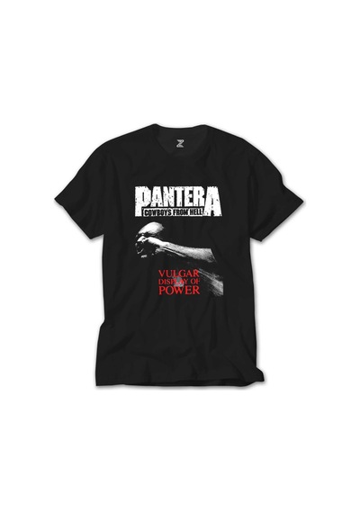Pantera Vulgar Display Of Power Siyah Tişört Siyah