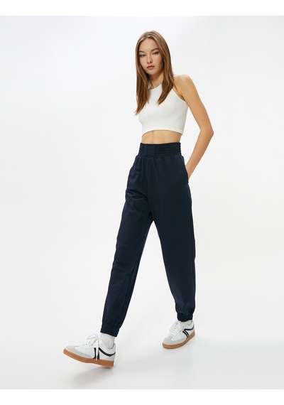 Koton Jogger Eşofman Altı Yüksek Bel Rahat Kalıp Cepli Pamuk Karışımlı Lacivert 4sal40061ık 4SAL40061IK704 Lacivert Koton Jogger Eşofman Altı Yüksek Bel Rahat Kalıp Cepli Pamuk Karışımlı Lacivert 4sal40061ık 4SAL40061IK704 Lacivert