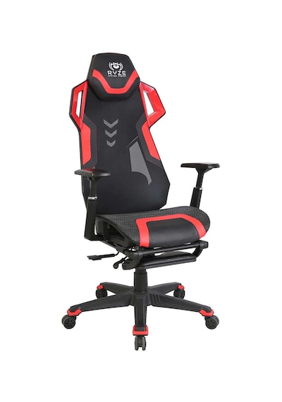 Ryze Techno-cool Oyuncu Koltuğu - Rgb - Siyah/kırmızı 74x119-129x51 Cm