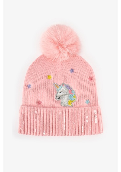 Penti Kız Çocuk Pembe Unicorn Bere