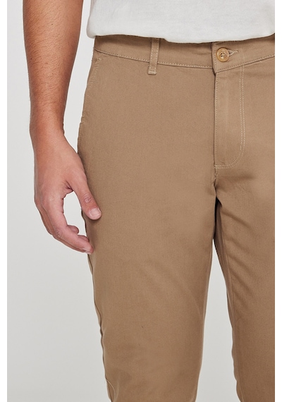 Ac&Co / Altınyıldız Classics Slim Fit Dar Kesim Pamuklu Esnek Chino Erkek Pantolon - Camel Ac&Co / Altınyıldız Classics Slim Fit Dar Kesim Pamuklu Esnek Chino Erkek Pantolon - Camel