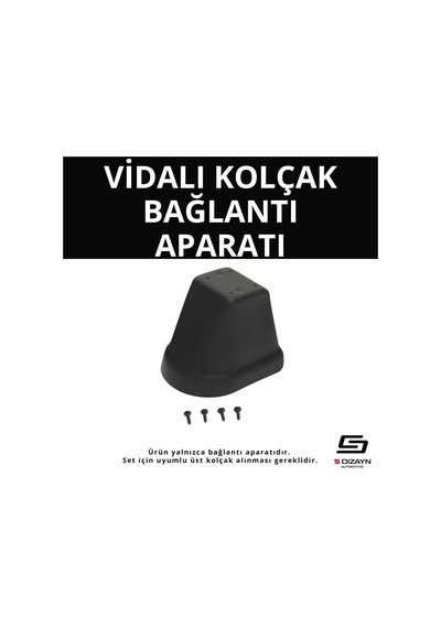 S-dizayn Opel Combo C Abs Vidalı Kol Dayama Kolçak Alt Adaptör 2001-2011 A+kalite