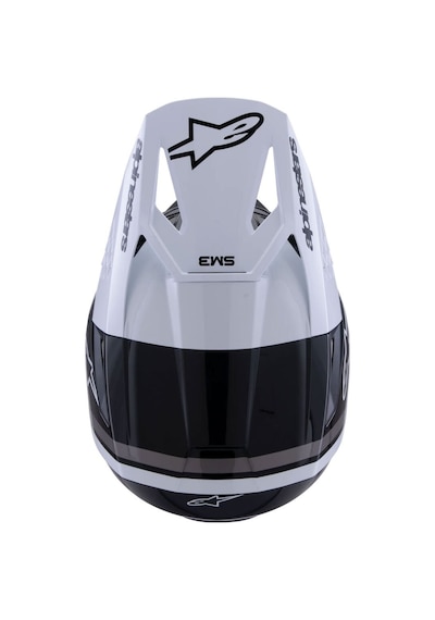 Alpinestars Sm3 Radium Off-Road Cross Kaskı Beyaz - Gri - Siyah