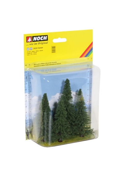Noch 25232 Köknar Ağaçları, 4 Adet, 8-12 Cm. Diorama Malzemesi-54658