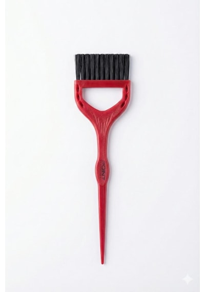 Point Ergonomik Tasarım Boya Fırçası Düz Ağız Kırmızı Sbf-032