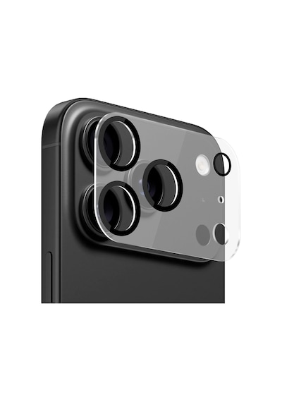 Buff Apple Uyumlu iPhone 17 Pro Şeffaf Kamera Lens Koruyucu Şeffaf