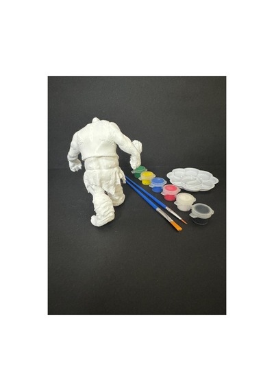 3d Mountain Troll Harry Potter Figür Boyama Seti - Kendin Boya Hobi Ve Etkinlik Seti - Akrilik Boya + 2 Fırça